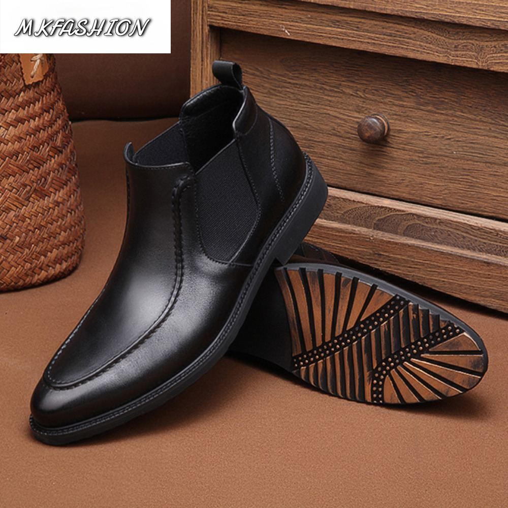 Street Fashion Online - Moda Konfor Bilek Boy Botlar Erkek