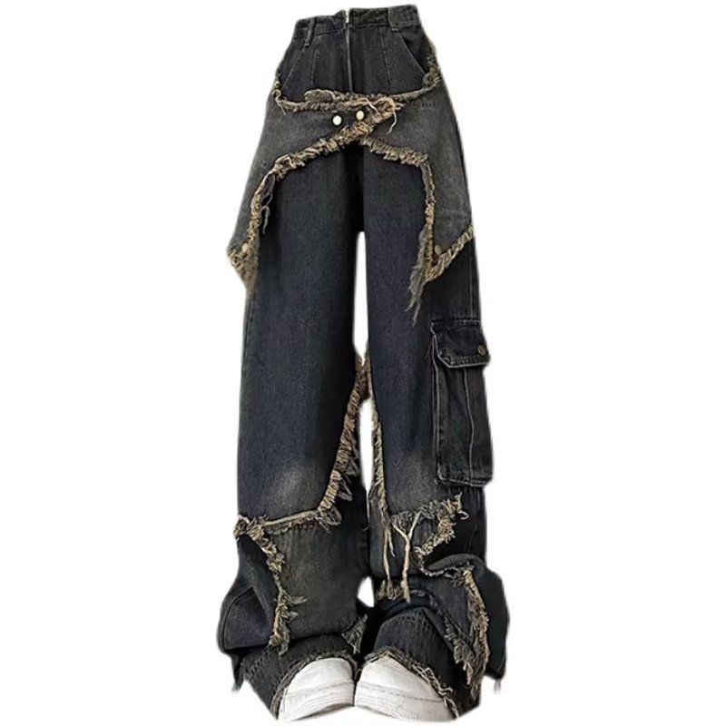 Street Fashion Trends 2025 - 2025 Şık Gotik Cepli Fermuarlı Günlük