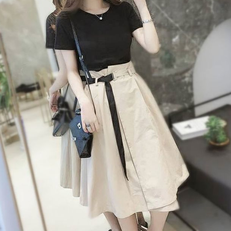 Street Fashion In Korea - Yaz yeni moda dantel kumaş kadın