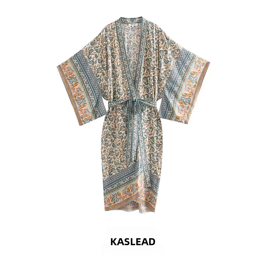 Street Fashion Kimono - KASLEAD Yeni Kadın Sokak Stili Bol