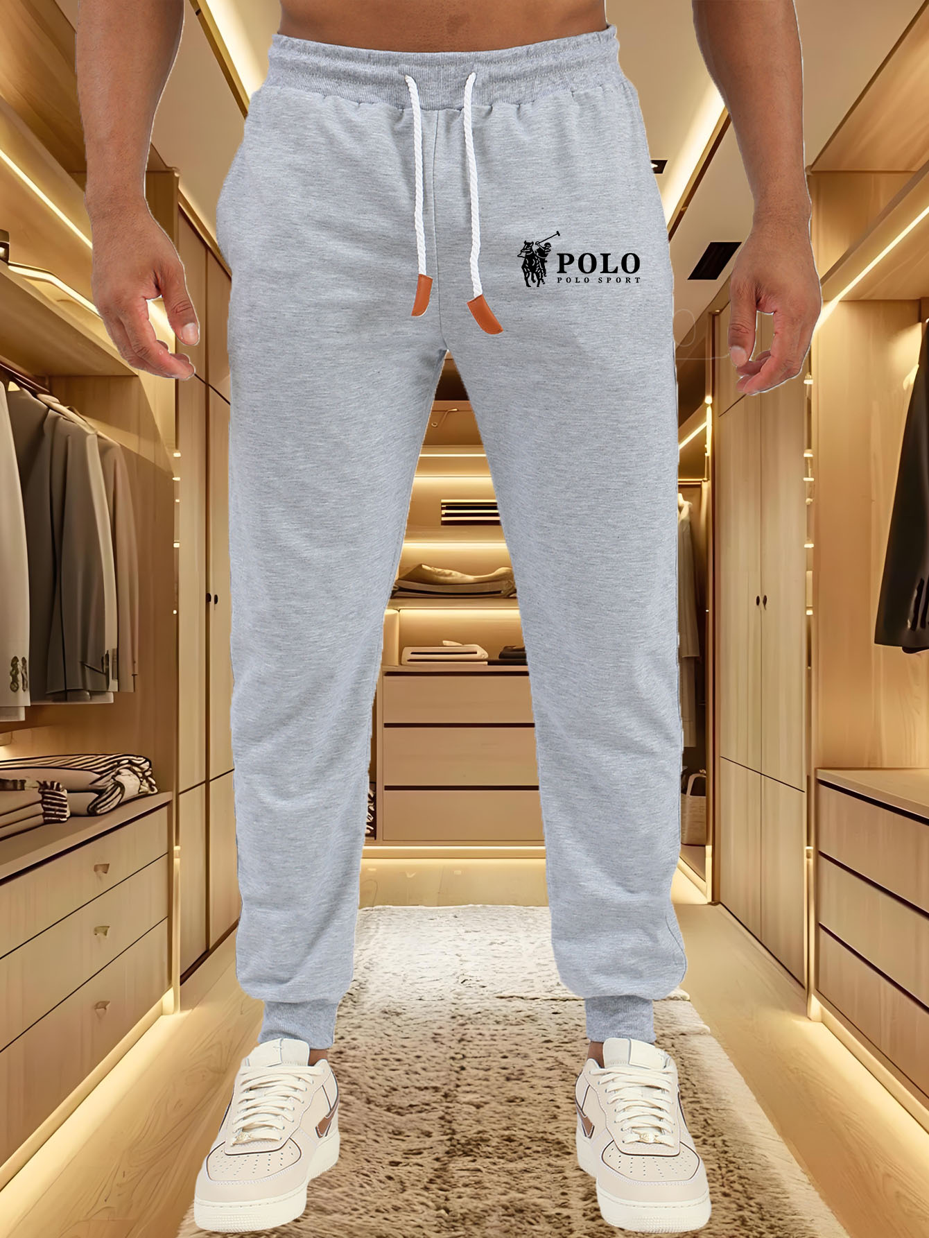 Street Fashion Logo - Erkekler Jogger Pantolon Klasik POLO At