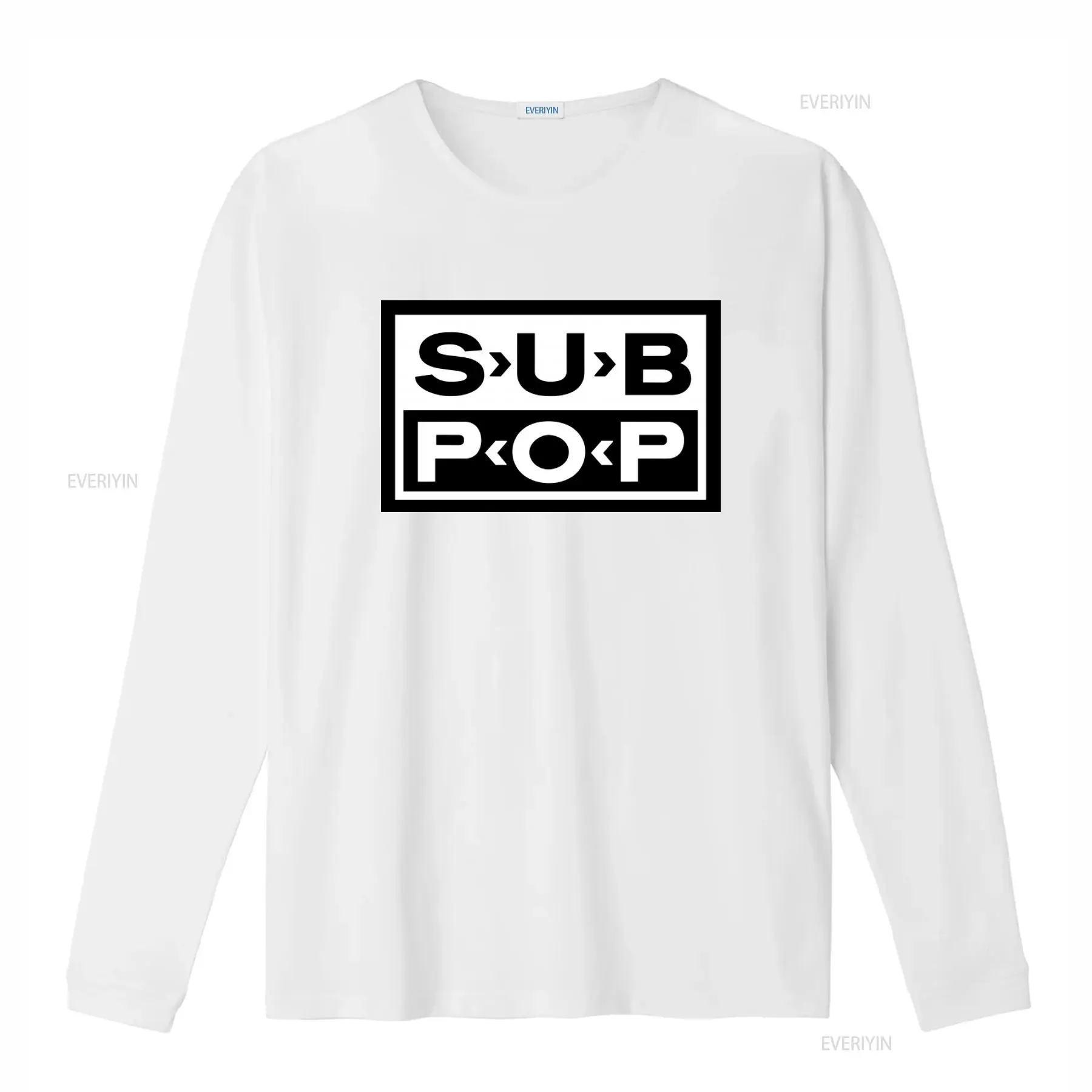 Sub Pop Logolu Tişört Siyah Be - Street Fashion Logo incelemesi ve fiyatı