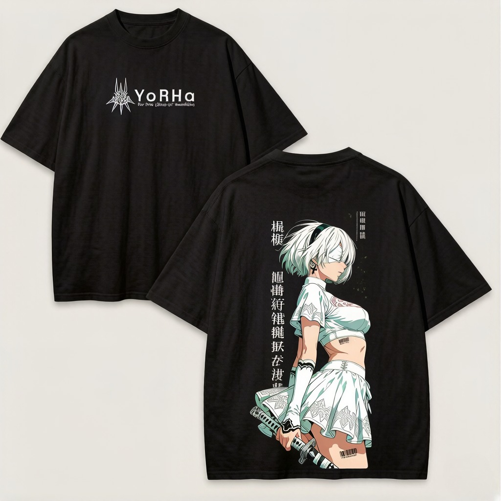 2026 yaz Anime NieR Automata 2 - Street Fashion Logo incelemesi ve fiyatı