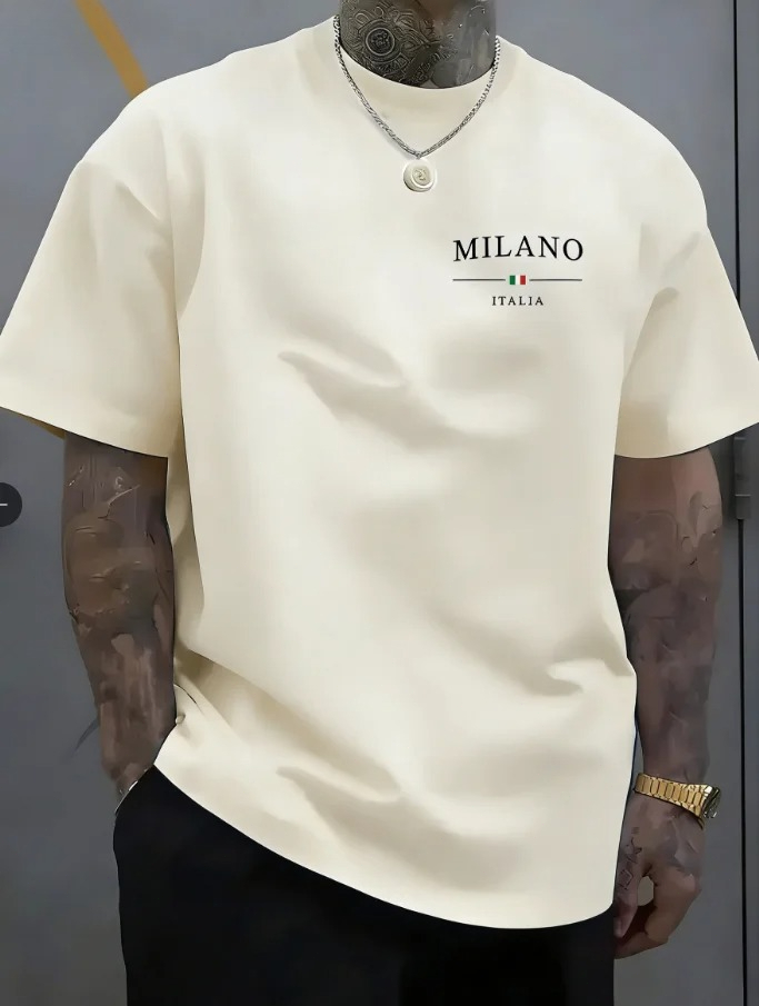 Milan ITALIA Baskı Erkek Kadın - Street Fashion Milan incelemesi ve fiyatı