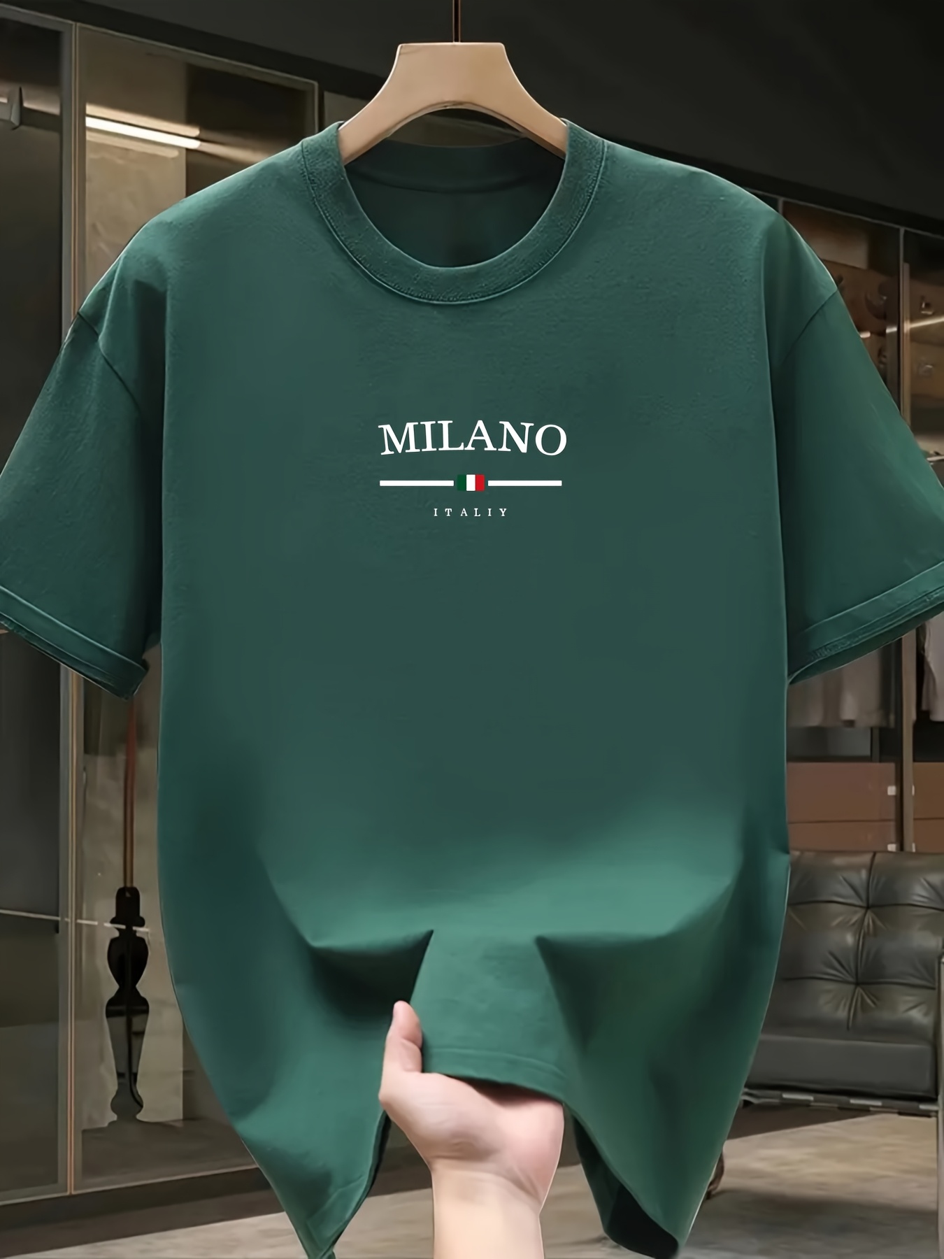 Erkek %100 saf pamuklu şık gün - Street Fashion Milan incelemesi ve fiyatı