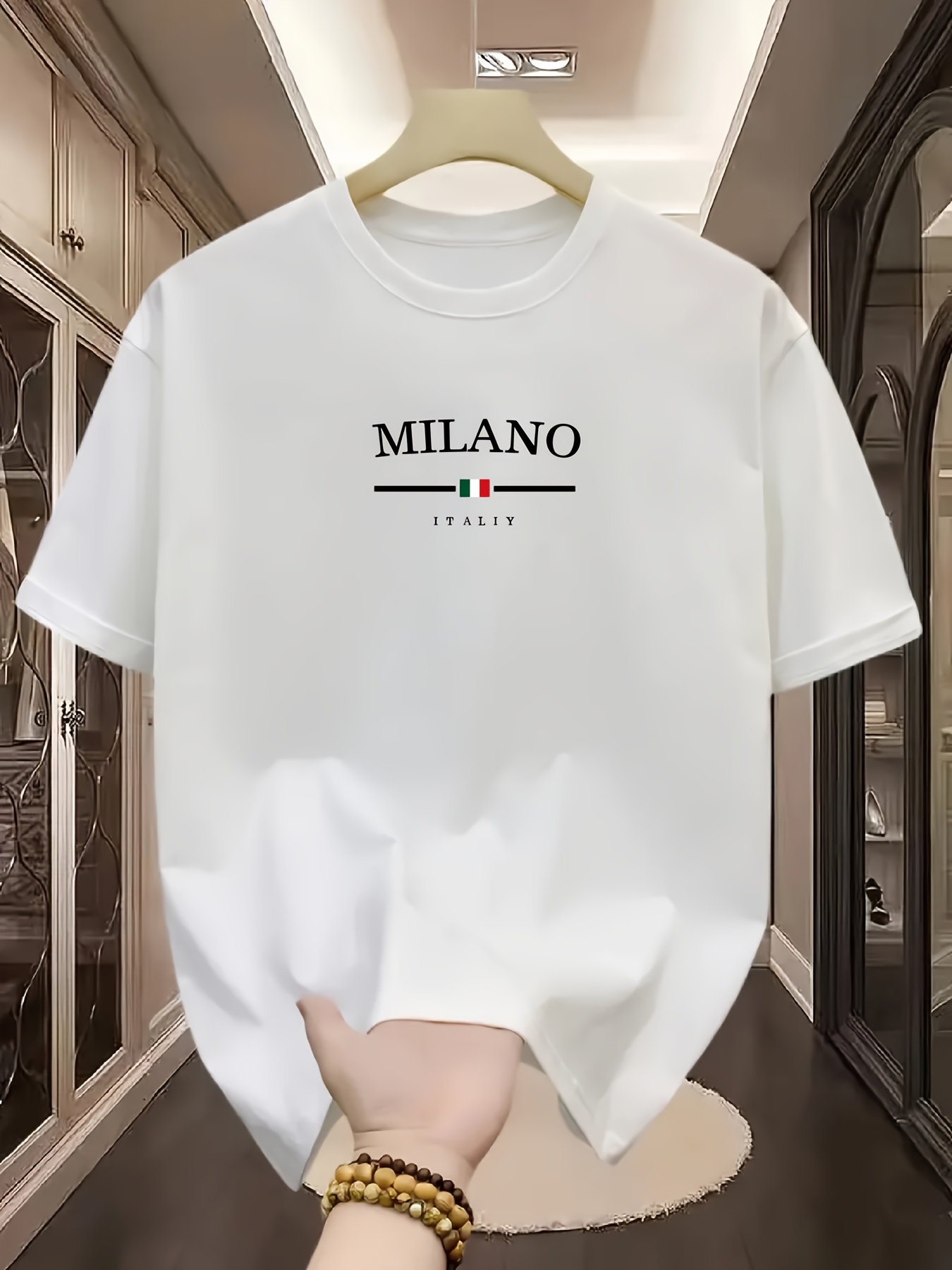 Erkek %100 saf pamuklu şık gün - Street Fashion Milan incelemesi ve fiyatı
