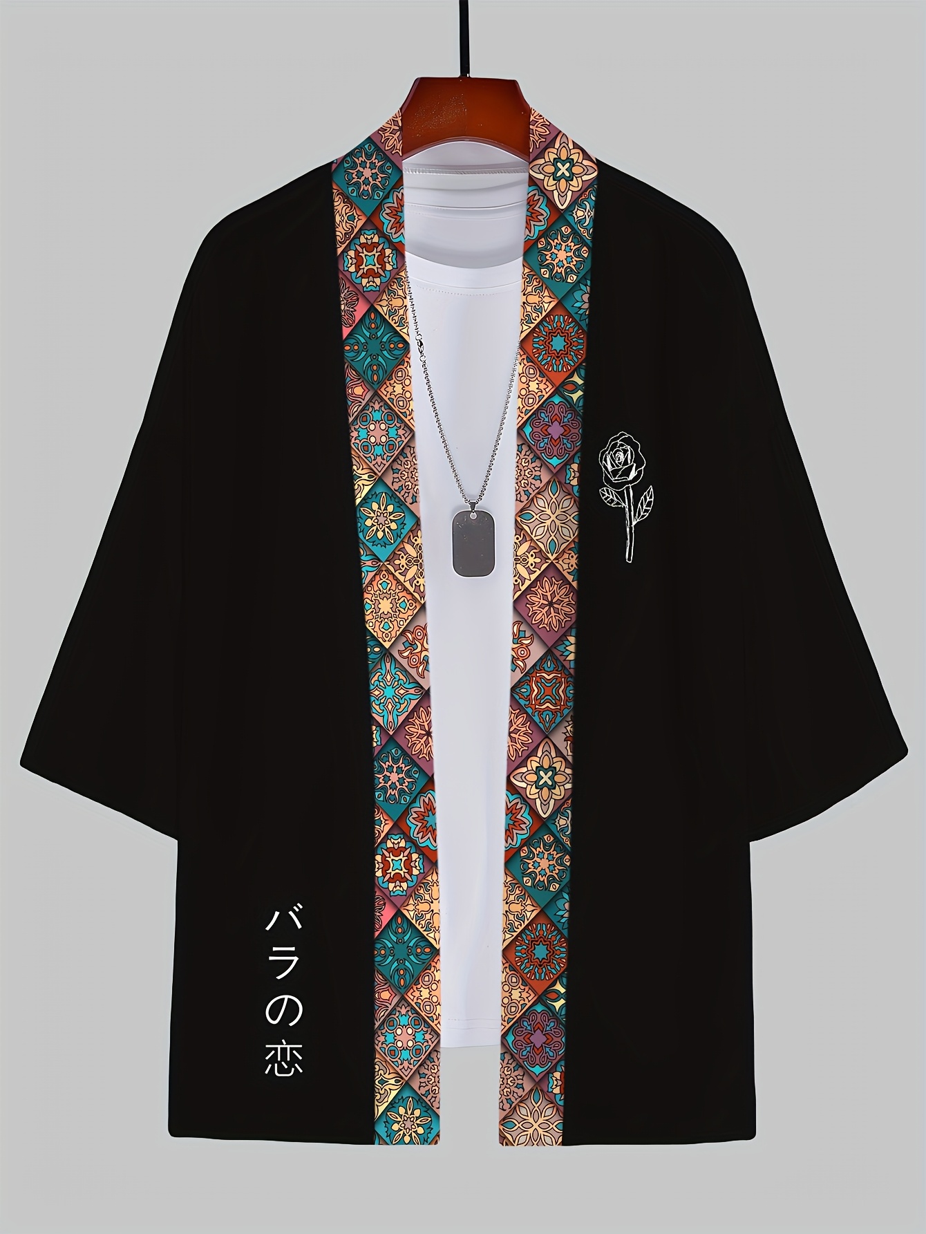 2026 Yaz Erkek Kimono 3D Baskı - Street Fashion Kimono incelemesi ve fiyatı