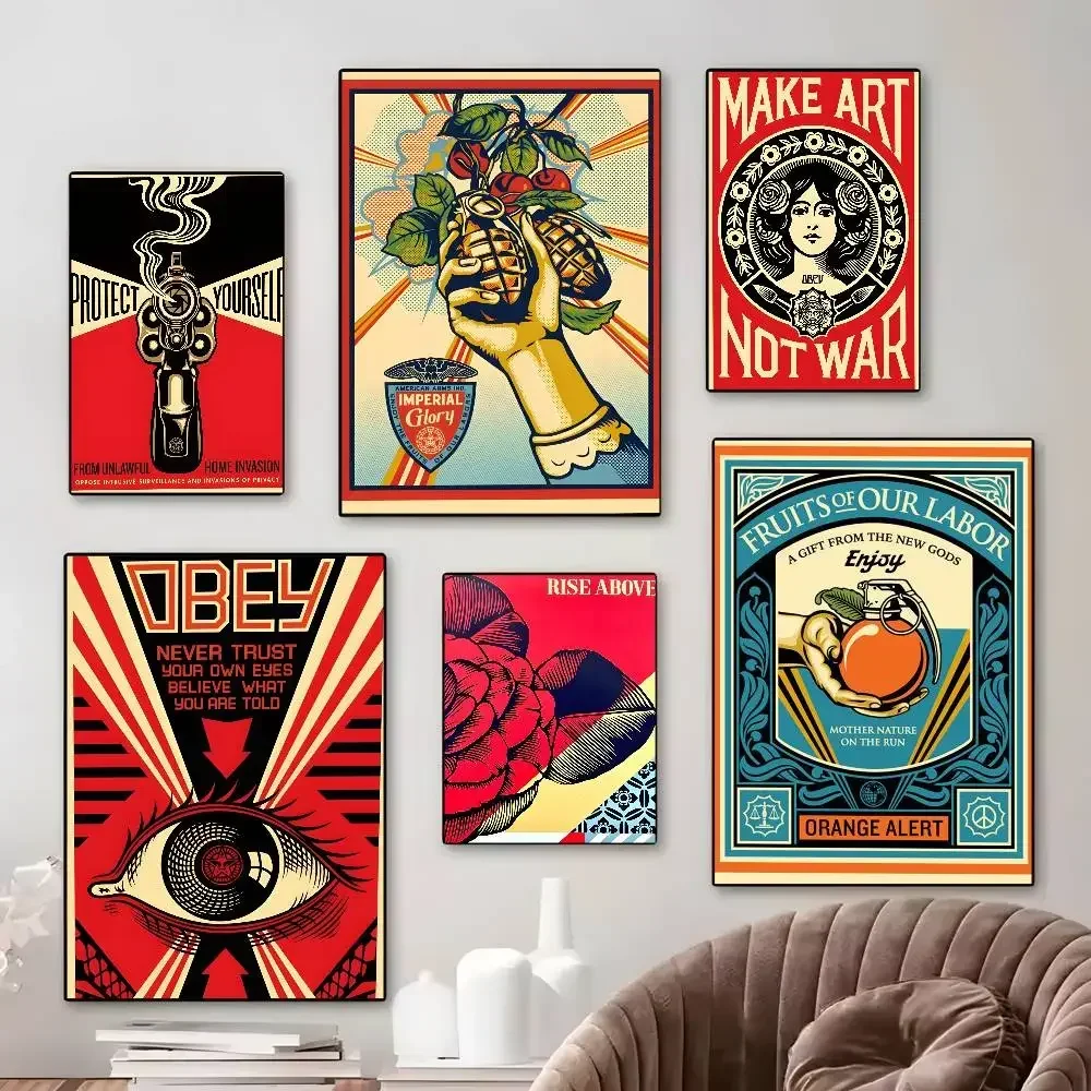 Vintage Shepard Fairey Art Str - Street Fashion Wallpaper incelemesi ve fiyatı