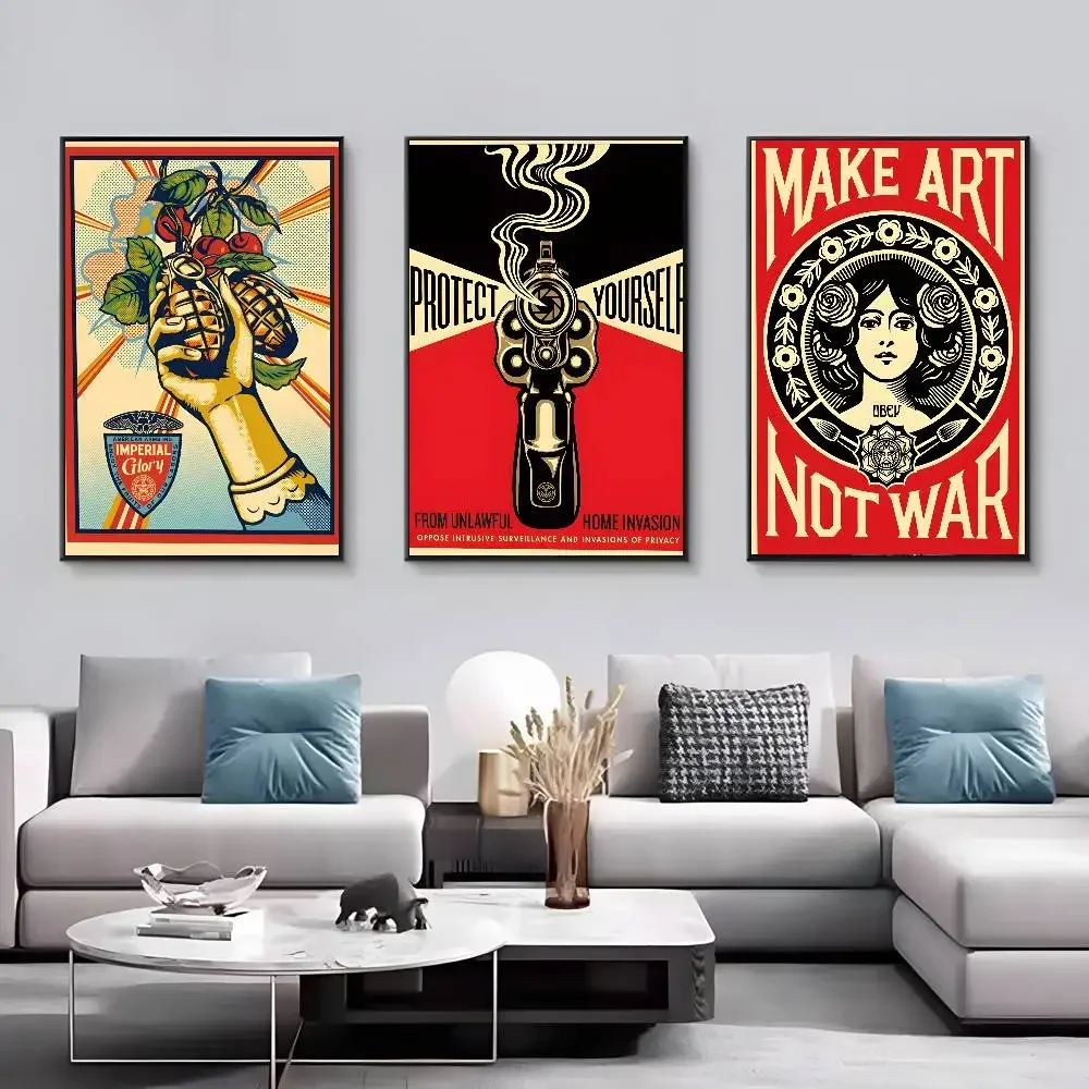 Vintage Shepard Fairey Art Str - Street Fashion Wallpaper incelemesi ve fiyatı