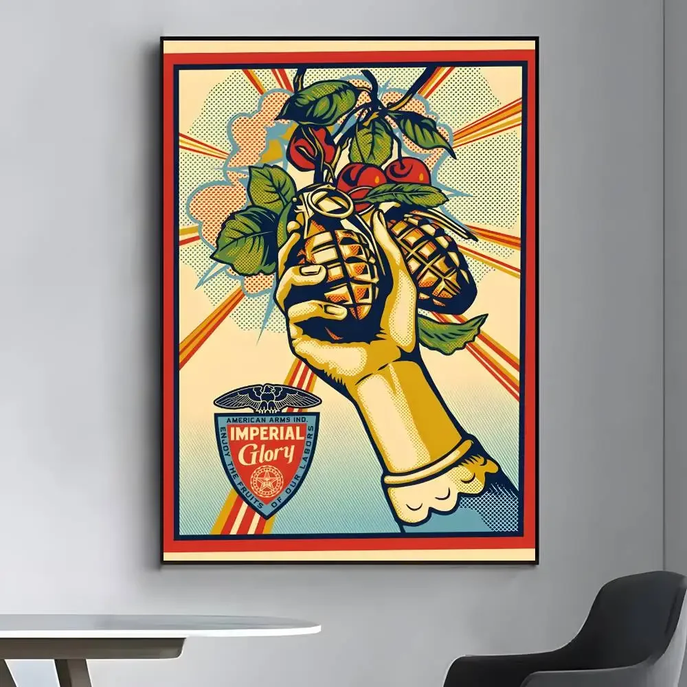 Vintage Shepard Fairey Art Str - Street Fashion Wallpaper incelemesi ve fiyatı