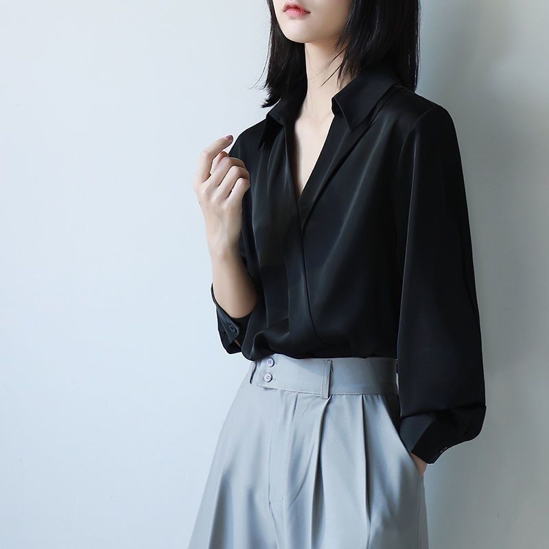 Gidyq kadınlar siyah şifon göm - Street Fashion In Korea incelemesi ve fiyatı
