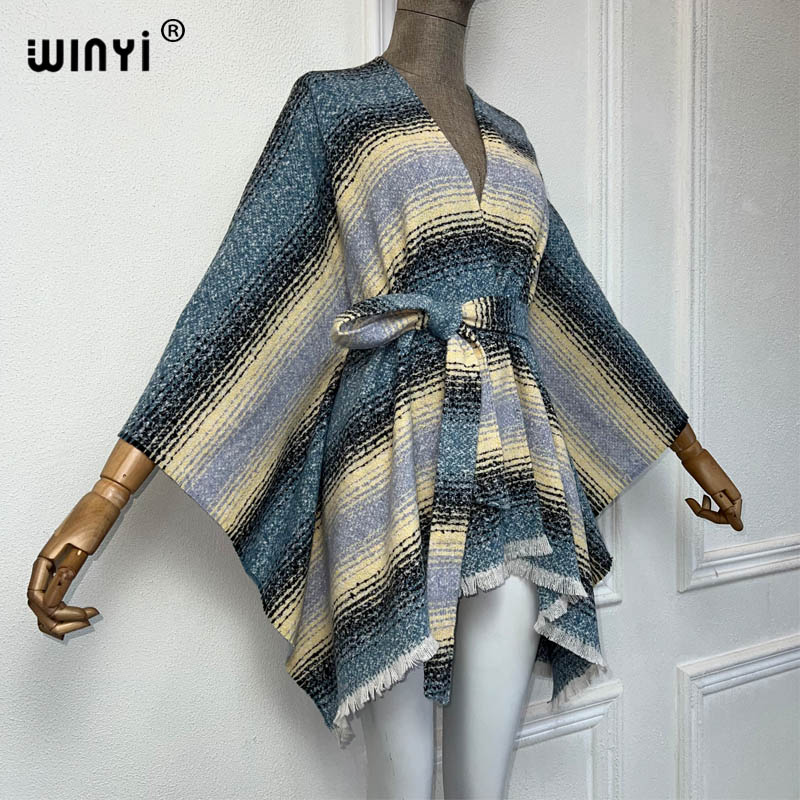 WINYI kış ceket kadınlar için  - Street Fashion Kimono incelemesi ve fiyatı