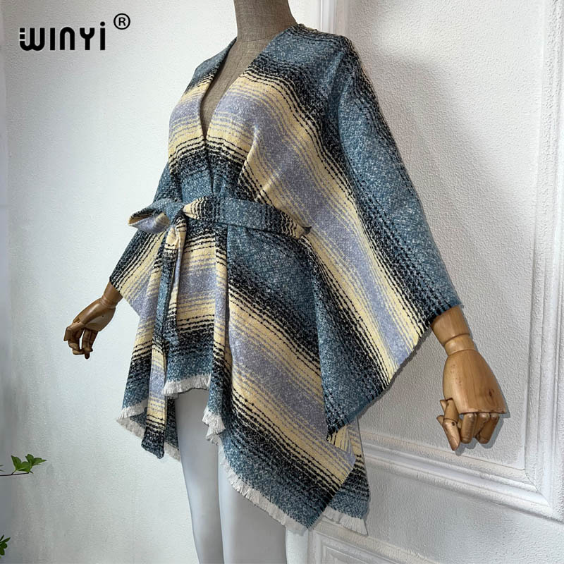 WINYI kış ceket kadınlar için  - Street Fashion Kimono incelemesi ve fiyatı