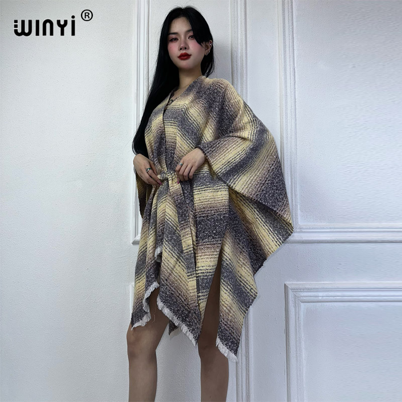 WINYI kış ceket kadınlar için  - Street Fashion Kimono incelemesi ve fiyatı