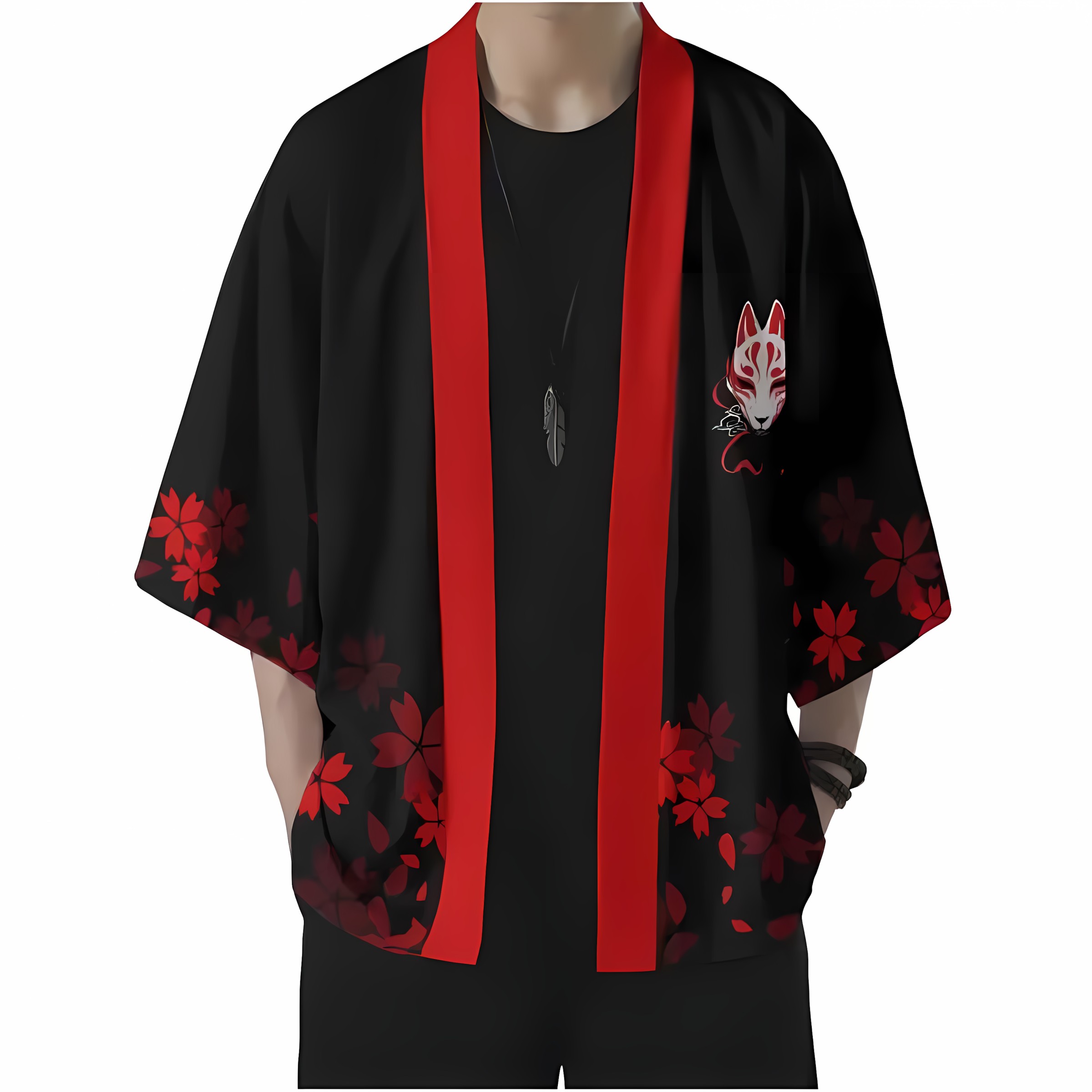 2026 Yaz Yeni Stil Erkek Kimon - Street Fashion Kimono incelemesi ve fiyatı