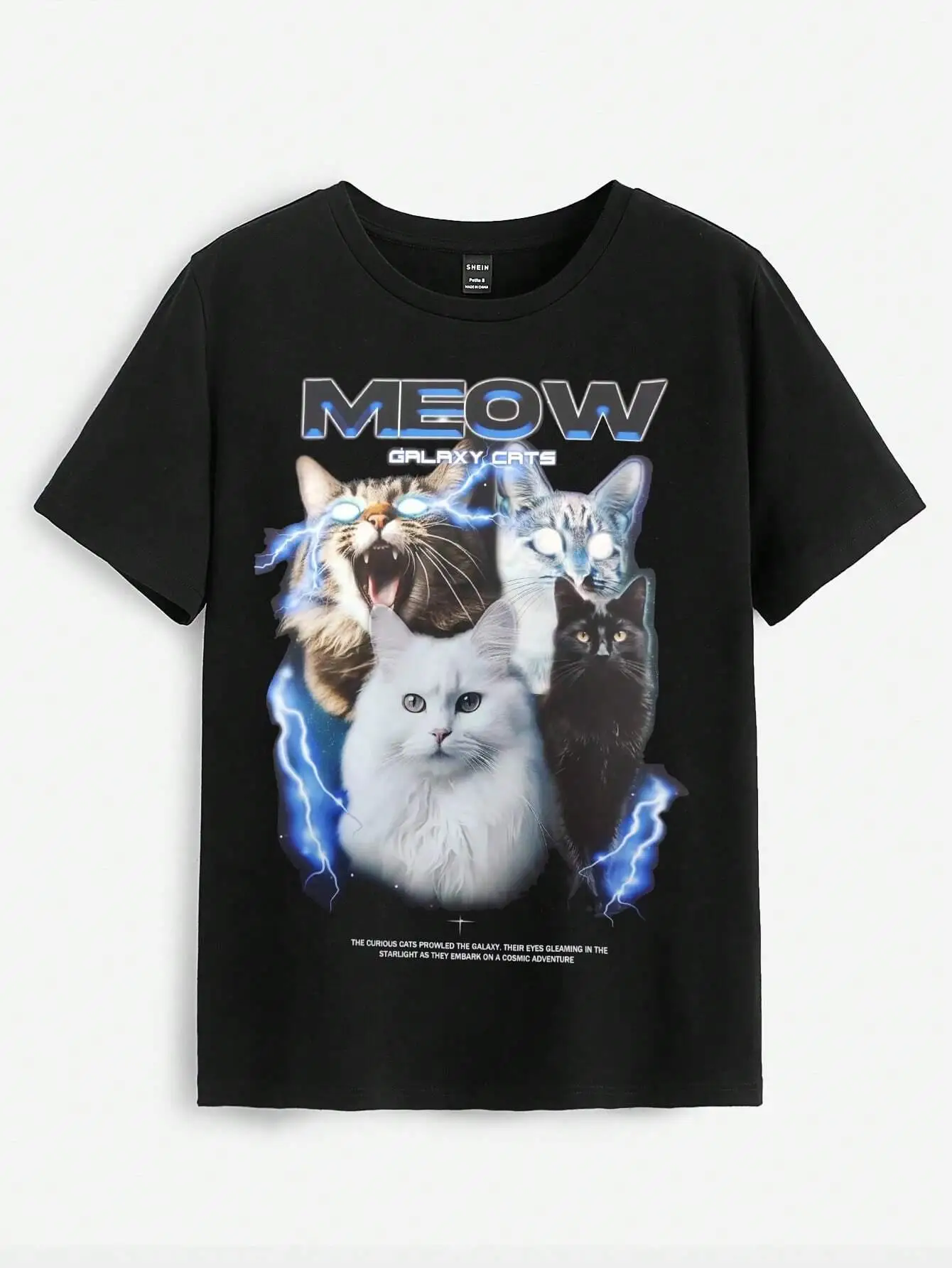 Kadın T-Shirt Vintage Komik Ke - Fashion Street Cat incelemesi ve fiyatı