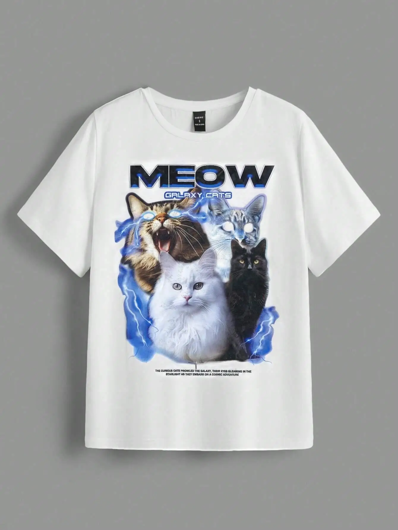 Kadın T-Shirt Vintage Komik Ke - Fashion Street Cat incelemesi ve fiyatı