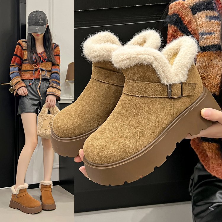 Kış Modası Kalın Tabanlı Kadın - Street Fashion Online incelemesi ve fiyatı