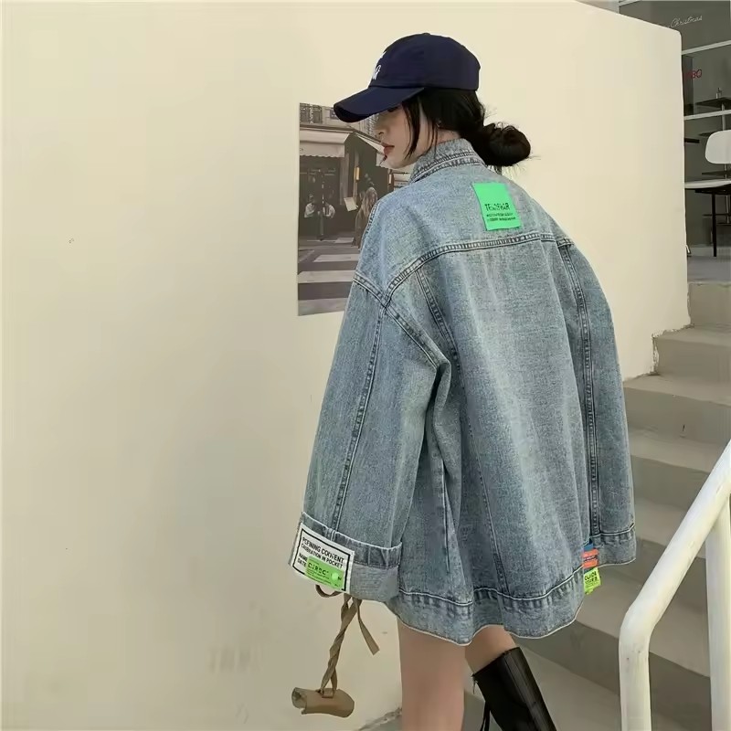2025 Yeni Moda Denim Ceket Kad - Street Fashion In Korea incelemesi ve fiyatı