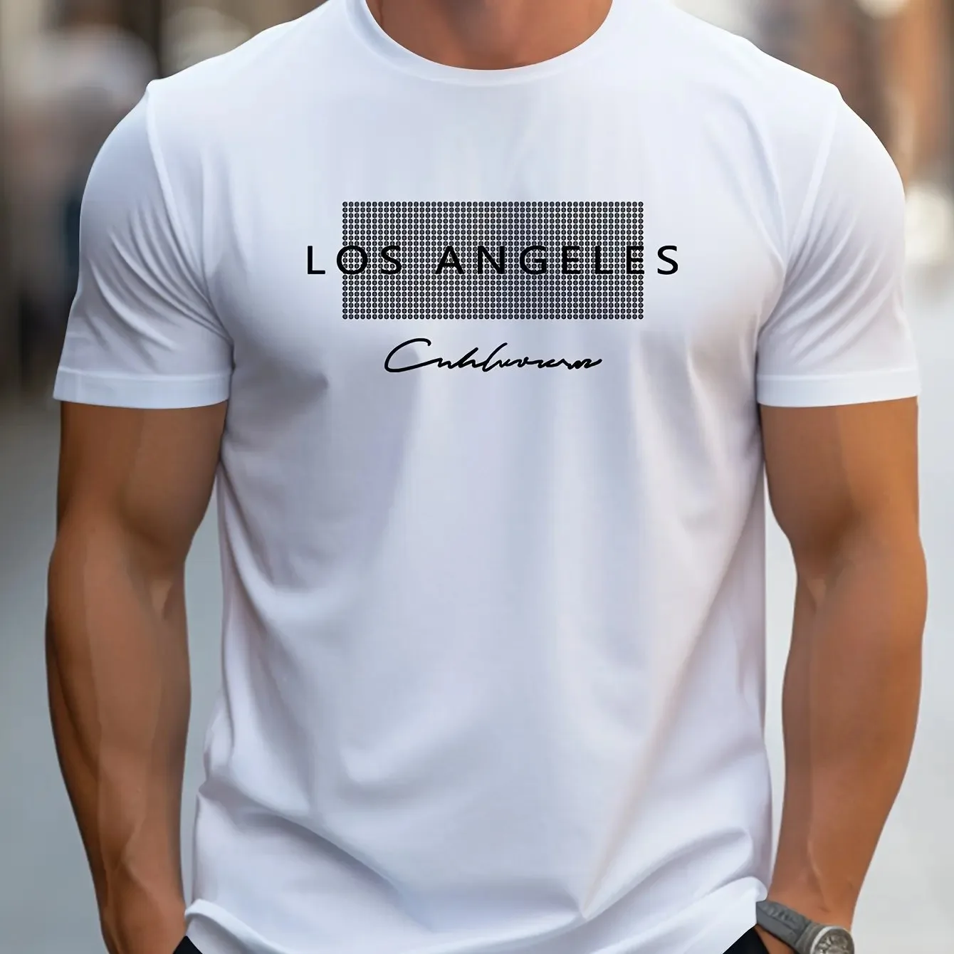 Yazlık Erkek Rahat Bol Tişört  - Street Fashion Los Angeles incelemesi ve fiyatı