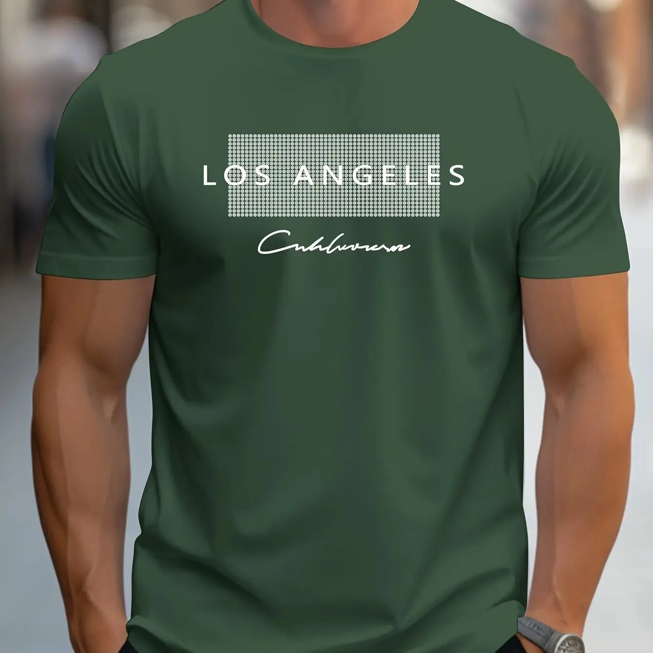 Yazlık Erkek Rahat Bol Tişört  - Street Fashion Los Angeles incelemesi ve fiyatı