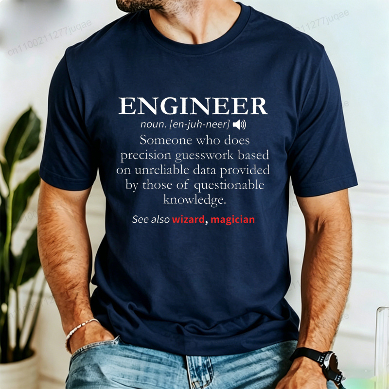 Yaz erkek Retro T-Shirt Mühend - Street Fashion Definition incelemesi ve fiyatı