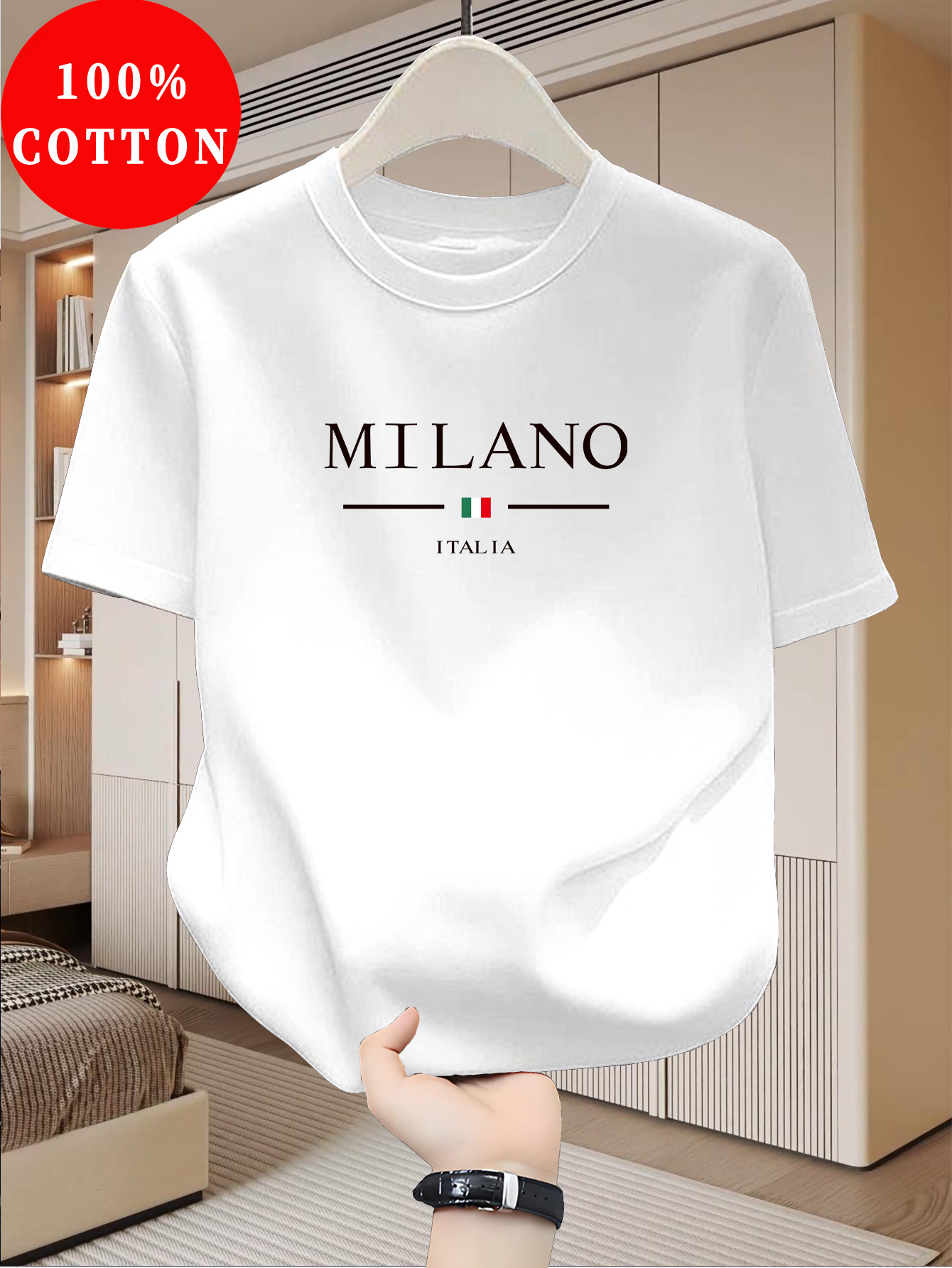Milan Desenli Baskılı Kısa Kol - Street Fashion Milan incelemesi ve fiyatı