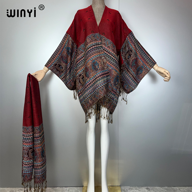 WINYI kimono maxi ceket Afrika - Street Fashion Kimono incelemesi ve fiyatı