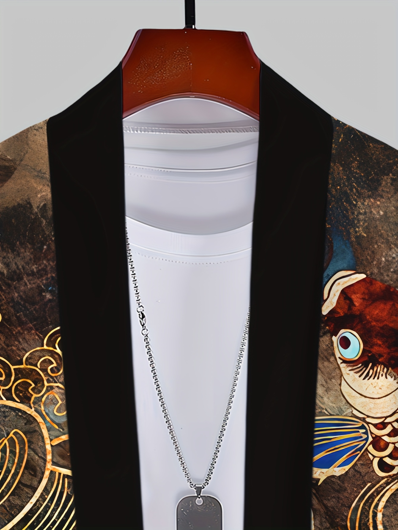 2026 Yaz Erkek Kimono 3D Baskı - Street Fashion Kimono incelemesi ve fiyatı
