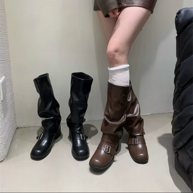 2025 Kadın Botları Diz Boyu Pl - Street Fashion Trends 2025 incelemesi ve fiyatı