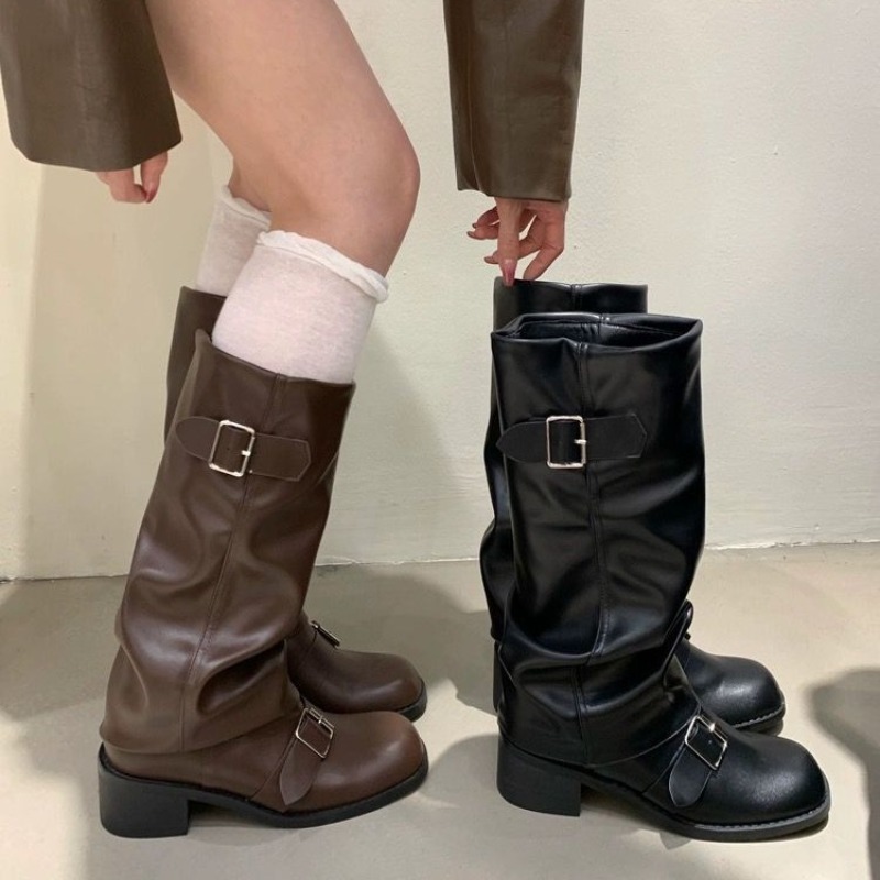 2025 Kadın Botları Diz Boyu Pl - Street Fashion Trends 2025 incelemesi ve fiyatı