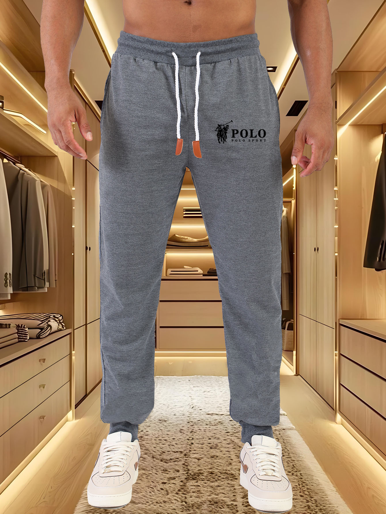 Erkekler Jogger Pantolon Klasi - Street Fashion Logo incelemesi ve fiyatı