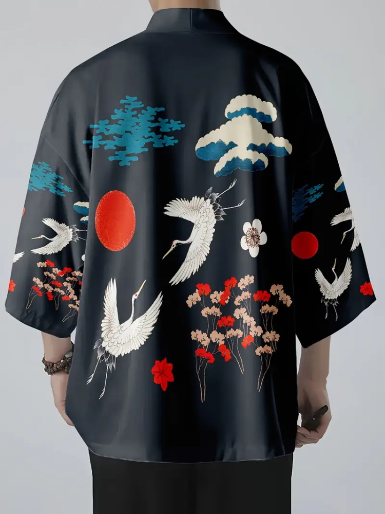 Erkek Modası Japon Yaz Kimono  - Street Fashion Kimono incelemesi ve fiyatı